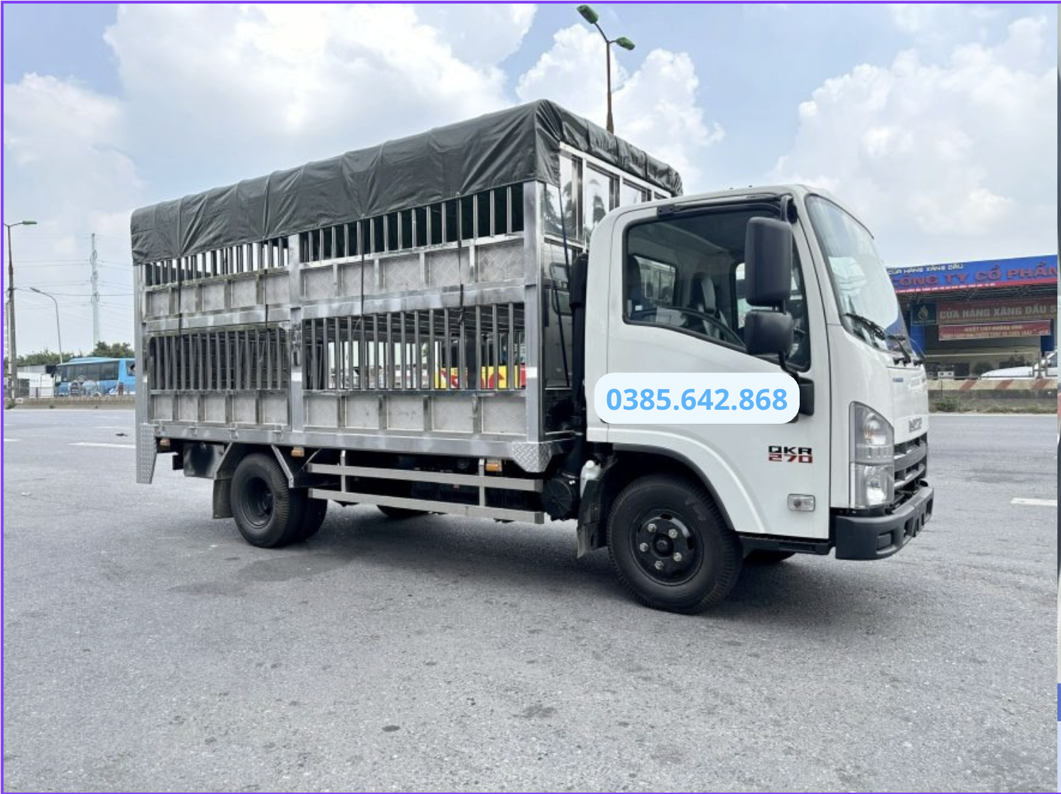 Xe Tải Isuzu QKR270 Chở Gia Súc 2,5 Tấn